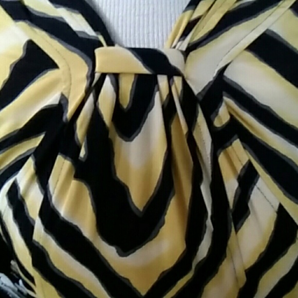 Pre-owned Carlisle Tiger Stripe Cap Sleeve Top - Picture 5 of 8